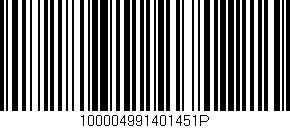 Código de barras (EAN, GTIN, SKU, ISBN): '100004991401451P'