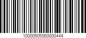 Código de barras (EAN, GTIN, SKU, ISBN): '10000505060000444'