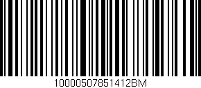 Código de barras (EAN, GTIN, SKU, ISBN): '10000507851412BM'