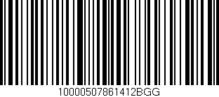 Código de barras (EAN, GTIN, SKU, ISBN): '10000507861412BGG'