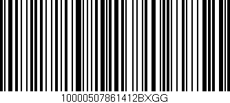 Código de barras (EAN, GTIN, SKU, ISBN): '10000507861412BXGG'