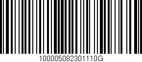 Código de barras (EAN, GTIN, SKU, ISBN): '100005082301110G'
