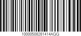 Código de barras (EAN, GTIN, SKU, ISBN): '10000508281414AGG'