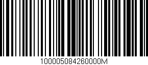Código de barras (EAN, GTIN, SKU, ISBN): '100005084260000M'