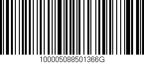 Código de barras (EAN, GTIN, SKU, ISBN): '100005088501366G'