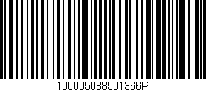 Código de barras (EAN, GTIN, SKU, ISBN): '100005088501366P'
