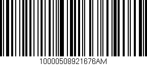 Código de barras (EAN, GTIN, SKU, ISBN): '10000508921676AM'