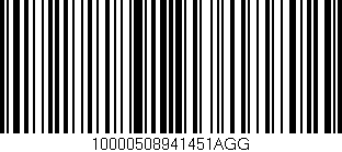 Código de barras (EAN, GTIN, SKU, ISBN): '10000508941451AGG'