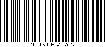 Código de barras (EAN, GTIN, SKU, ISBN): '1000050895C7887GG'