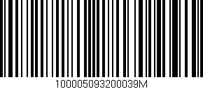 Código de barras (EAN, GTIN, SKU, ISBN): '100005093200039M'