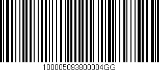 Código de barras (EAN, GTIN, SKU, ISBN): '100005093800004GG'