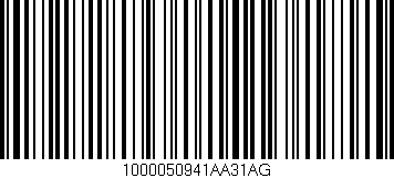 Código de barras (EAN, GTIN, SKU, ISBN): '1000050941AA31AG'