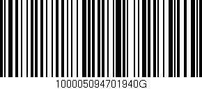 Código de barras (EAN, GTIN, SKU, ISBN): '100005094701940G'