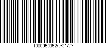 Código de barras (EAN, GTIN, SKU, ISBN): '1000050952AA31AP'