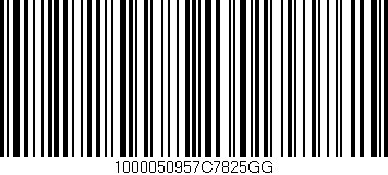 Código de barras (EAN, GTIN, SKU, ISBN): '1000050957C7825GG'