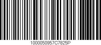 Código de barras (EAN, GTIN, SKU, ISBN): '1000050957C7825P'