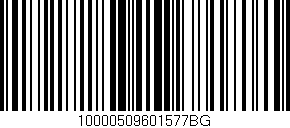 Código de barras (EAN, GTIN, SKU, ISBN): '10000509601577BG'