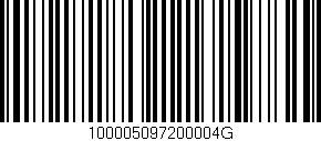 Código de barras (EAN, GTIN, SKU, ISBN): '100005097200004G'