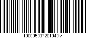 Código de barras (EAN, GTIN, SKU, ISBN): '100005097201940M'