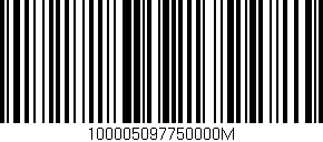 Código de barras (EAN, GTIN, SKU, ISBN): '100005097750000M'
