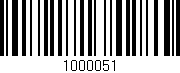Código de barras (EAN, GTIN, SKU, ISBN): '1000051'
