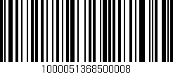 Código de barras (EAN, GTIN, SKU, ISBN): '1000051368500008'