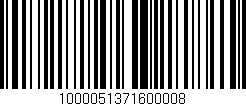 Código de barras (EAN, GTIN, SKU, ISBN): '1000051371600008'