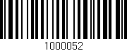 Código de barras (EAN, GTIN, SKU, ISBN): '1000052'