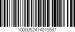 Código de barras (EAN, GTIN, SKU, ISBN): '1000052414015591'