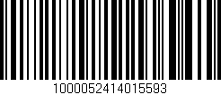 Código de barras (EAN, GTIN, SKU, ISBN): '1000052414015593'