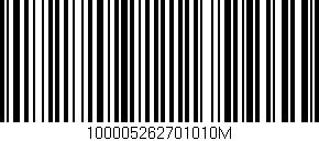 Código de barras (EAN, GTIN, SKU, ISBN): '100005262701010M'