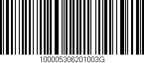 Código de barras (EAN, GTIN, SKU, ISBN): '100005306201003G'
