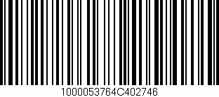 Código de barras (EAN, GTIN, SKU, ISBN): '1000053764C402746'