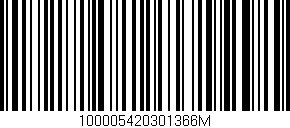 Código de barras (EAN, GTIN, SKU, ISBN): '100005420301366M'