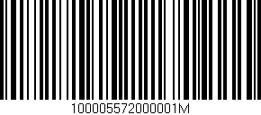 Código de barras (EAN, GTIN, SKU, ISBN): '100005572000001M'