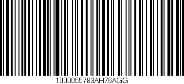 Código de barras (EAN, GTIN, SKU, ISBN): '1000055783AH76AGG'