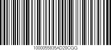 Código de barras (EAN, GTIN, SKU, ISBN): '1000055835AD20CGG'