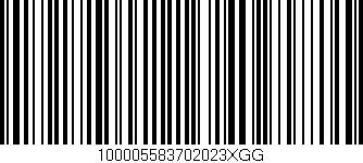 Código de barras (EAN, GTIN, SKU, ISBN): '100005583702023XGG'