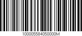 Código de barras (EAN, GTIN, SKU, ISBN): '100005584050000M'