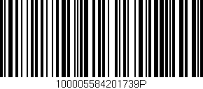 Código de barras (EAN, GTIN, SKU, ISBN): '100005584201739P'