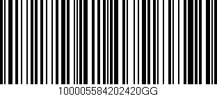 Código de barras (EAN, GTIN, SKU, ISBN): '100005584202420GG'
