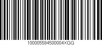 Código de barras (EAN, GTIN, SKU, ISBN): '100005584500004XGG'