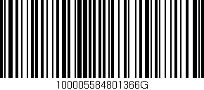 Código de barras (EAN, GTIN, SKU, ISBN): '100005584801366G'