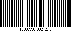 Código de barras (EAN, GTIN, SKU, ISBN): '100005584802420G'