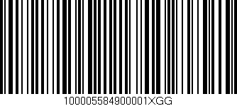Código de barras (EAN, GTIN, SKU, ISBN): '100005584900001XGG'
