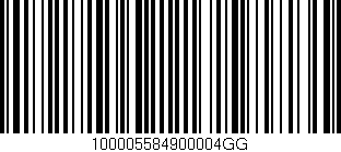 Código de barras (EAN, GTIN, SKU, ISBN): '100005584900004GG'