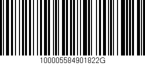 Código de barras (EAN, GTIN, SKU, ISBN): '100005584901822G'