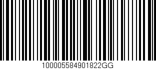 Código de barras (EAN, GTIN, SKU, ISBN): '100005584901822GG'