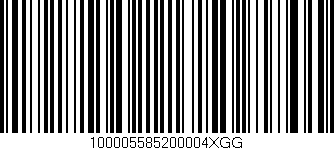 Código de barras (EAN, GTIN, SKU, ISBN): '100005585200004XGG'