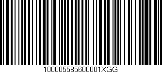 Código de barras (EAN, GTIN, SKU, ISBN): '100005585600001XGG'